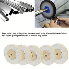 15 24 Cm Metal Surface Polishing Sisal Cloth Wheel