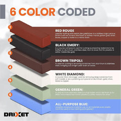 Red Jeweler's Rouge Polishing Compound for Soft Metals