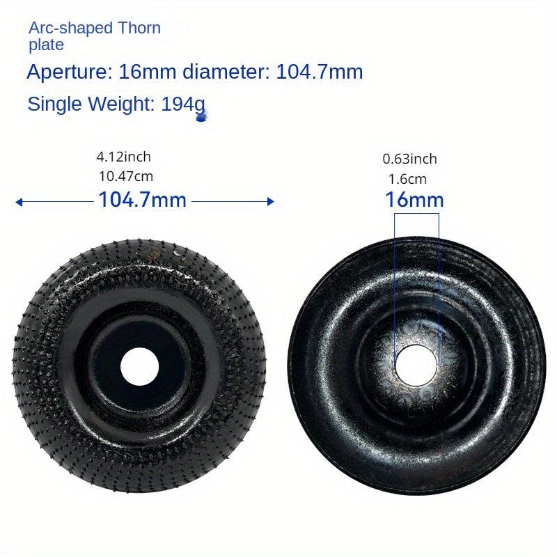 Curved Wood Polishing Disc Angle Grinder Hard Round Grinding Wheel