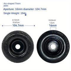 Curved Wood Polishing Disc Angle Grinder Hard Round Grinding Wheel