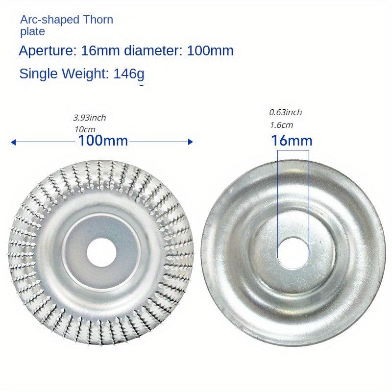 Curved Wood Polishing Disc Angle Grinder Hard Round Grinding Wheel