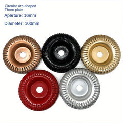 Curved Wood Polishing Disc Angle Grinder Hard Round Grinding Wheel