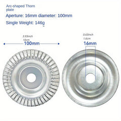 Curved Wood Polishing Disc Angle Grinder Hard Round Grinding Wheel