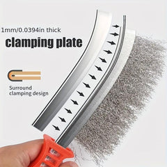 1pc Steel Wire Wheel Polishing Brush for Wood Metal Rust Removal