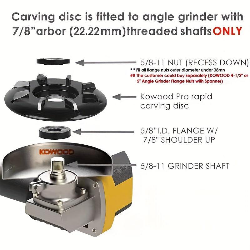 Wood Turbo Carving Disc Curve 8 Teeth