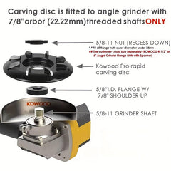 Wood Turbo Carving Disc Curve 8 Teeth