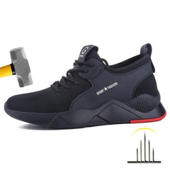 Steel Toe Boots Lightweight Safety Work Shoes Anti Slippery