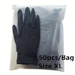 50pcs Nitrile Gloves Disposable Latex Gloves Water Proof Work Gloves