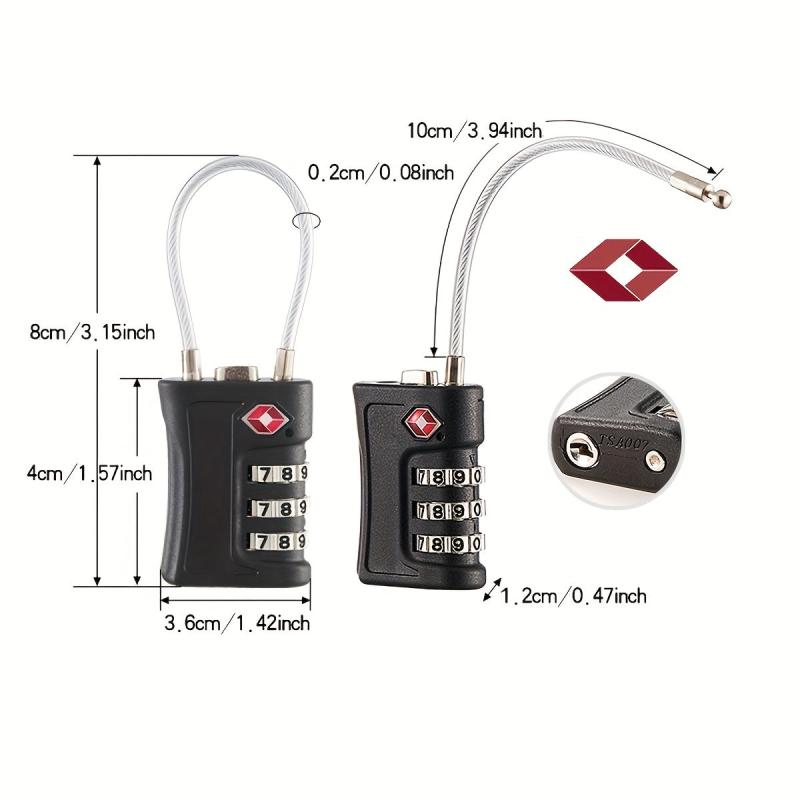 TSA Approved Travel Lock for Secure Luggage