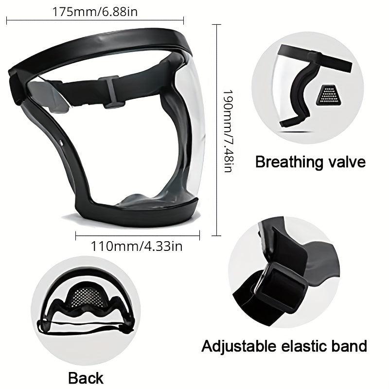 Protective Face Shield Dustproof Impact Resistance Woodworking Work Mask