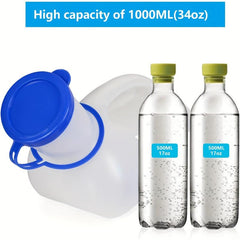 Unisex Portable Toilet Urinal for Men and Women with Lid and Funnel