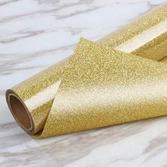 Glitter HTV Vinyl Iron On Vinyl For T Shirts Heat Press
