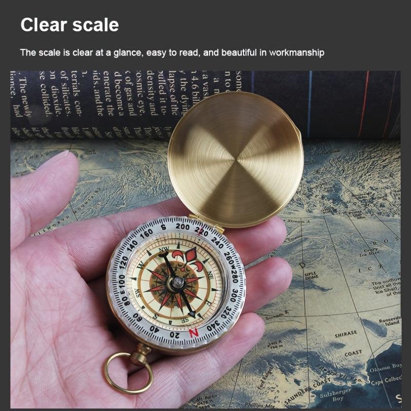 Waterproof Luminous Camping Hiking Compass - Outdoor Survival Tool