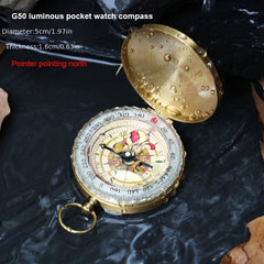 Waterproof Luminous Camping Hiking Compass - Outdoor Survival Tool
