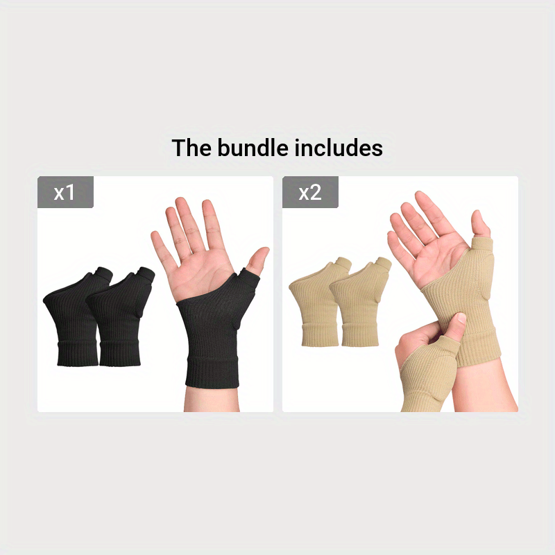 2pcs Exercise Pressure Gloves To Relieve Hand Soreness