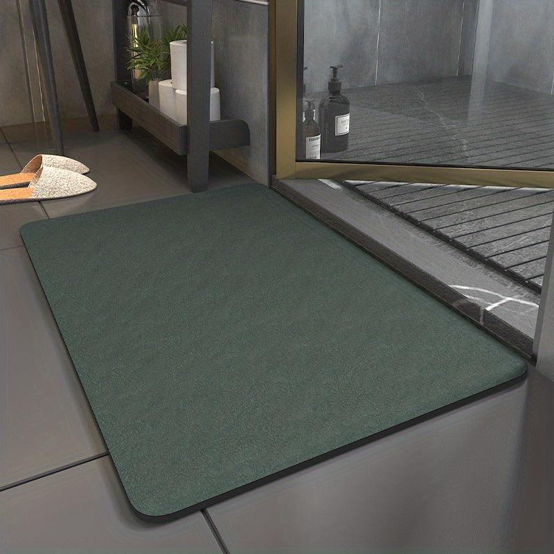 Quick Drying Bathroom Floor Mat Non Slip Hand Washable