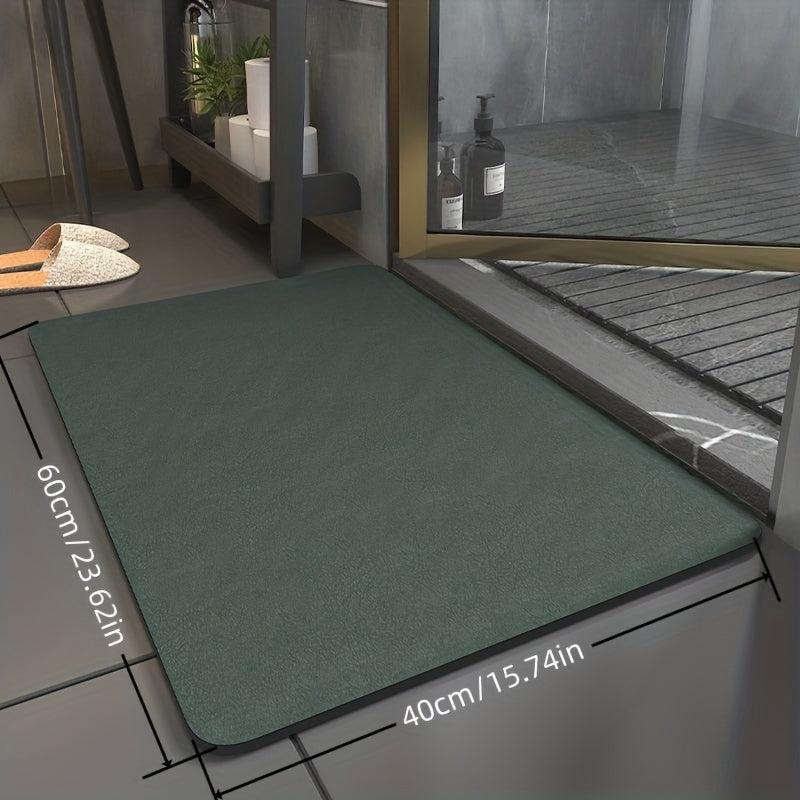Quick Drying Bathroom Floor Mat Non Slip Hand Washable