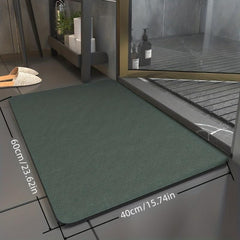 Quick Drying Bathroom Floor Mat Non Slip Hand Washable