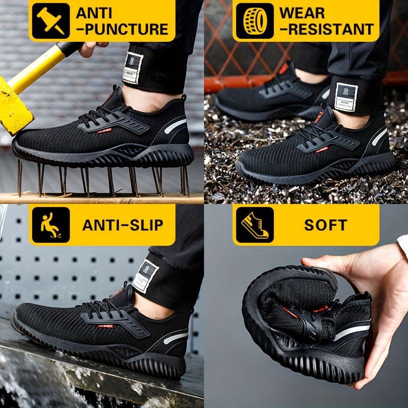 Steel Toe Cap Men's Safety Shoes Puncture Proof Work Sneakers