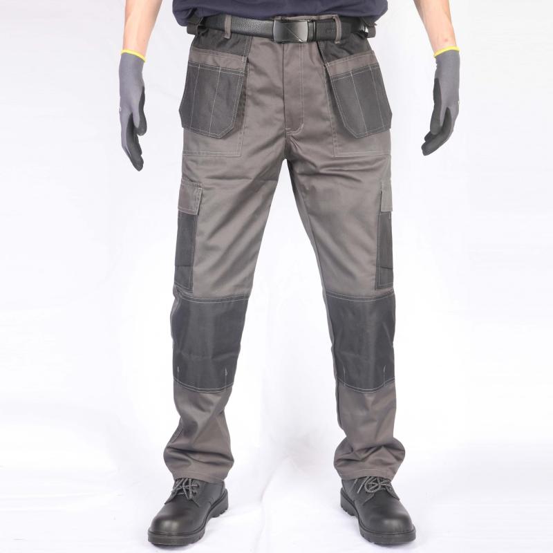 Polyester Cotton Men's Knee Bag Cargo Trousers Work Pants