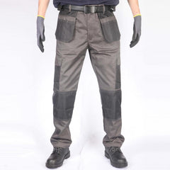 Polyester Cotton Men's Knee Bag Cargo Trousers Work Pants