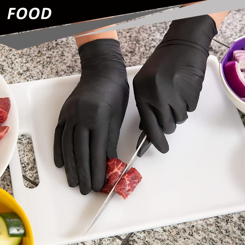 100pcs Nitrile Gloves for Household Disposable Latex Gloves