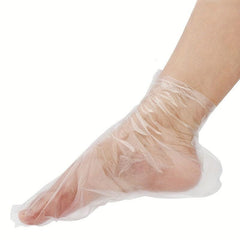100 Pcs Foot Mask Pedicure Liners Hydrating Lotion Disposable Shoe Covers
