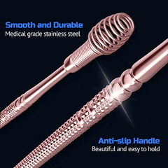 Professional Ear Cleaner Stainless Steel Spiral Ear Massage