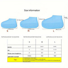 Rubber Rain Boot Overshoes Silicone Waterproof Shoe Covers Non Slip Rain Boots