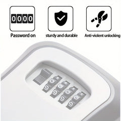 Key Safe Outdoor Plastic Digital Combination Lock Storage Decorative