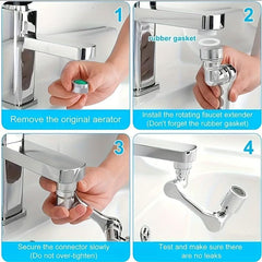 Universal Faucet Rotatable Foaming Device Extended Water Nozzle