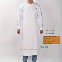 Waterproof PVC Leather Apron Kitchen Canteen Rice Industrial Apron
