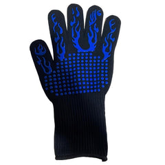 800 C Heat Resistant BBQ Gloves for Hand Safety