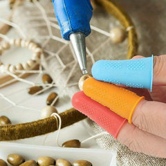 5pcs Silicone Finger Protector Sleeve Cover Anti-slip Kitchen Protective Cover
