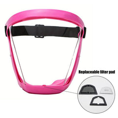 Anti Fog Face Mask with Filter and Adjustable Band Full Face Protection