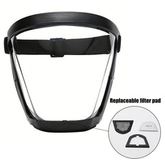 Anti Fog Face Mask with Filter and Adjustable Band Full Face Protection