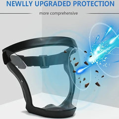 Anti Fog Face Mask with Filter and Adjustable Band Full Face Protection