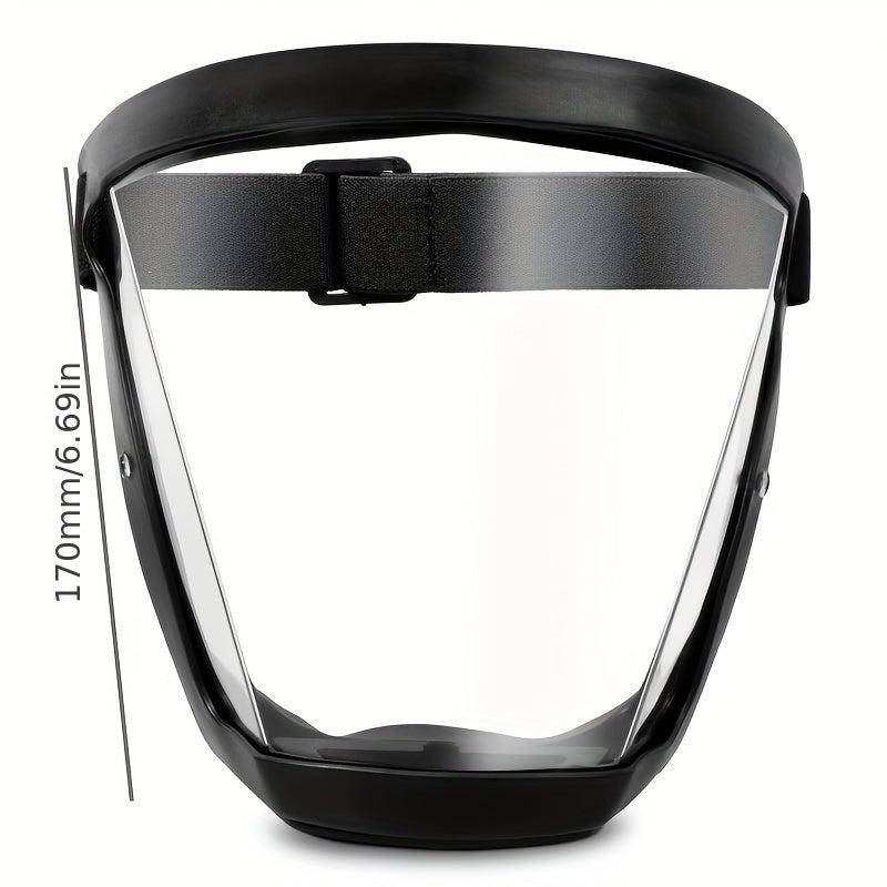 Unisex HD Transparent Face Shield Anti Fog Reusable Eye Nose & Mouth Protection