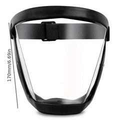 Unisex HD Transparent Face Shield Anti Fog Reusable Eye Nose & Mouth Protection
