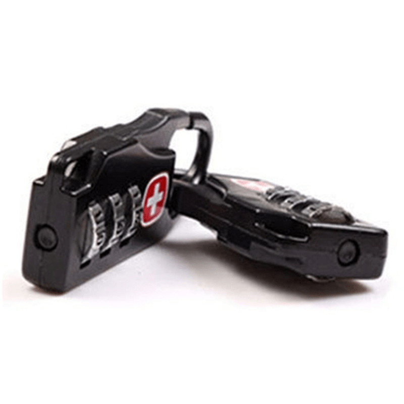 2pcs Luggage Digital Combination Lock Cartoon Mini Padlock