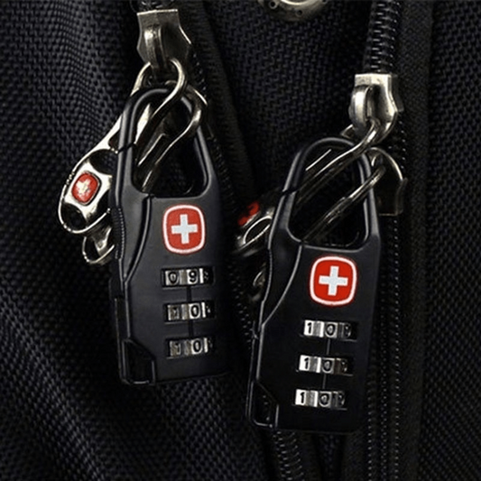 2pcs Luggage Digital Combination Lock Cartoon Mini Padlock