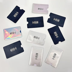 10pcs Credit Card Sleeve Wallet RFID/NFC Blocking Aluminum Metal Protection