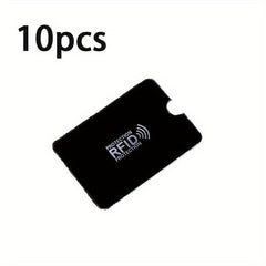 10pcs Credit Card Sleeve Wallet RFID/NFC Blocking Aluminum Metal Protection