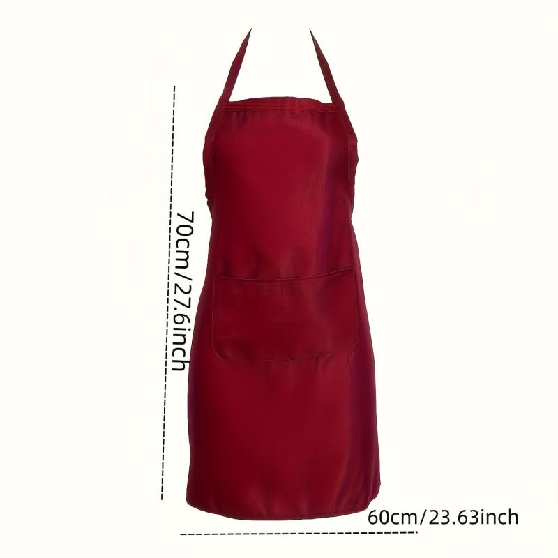 Women's Wear-Resistant Kitchen Apron with Large Pockets