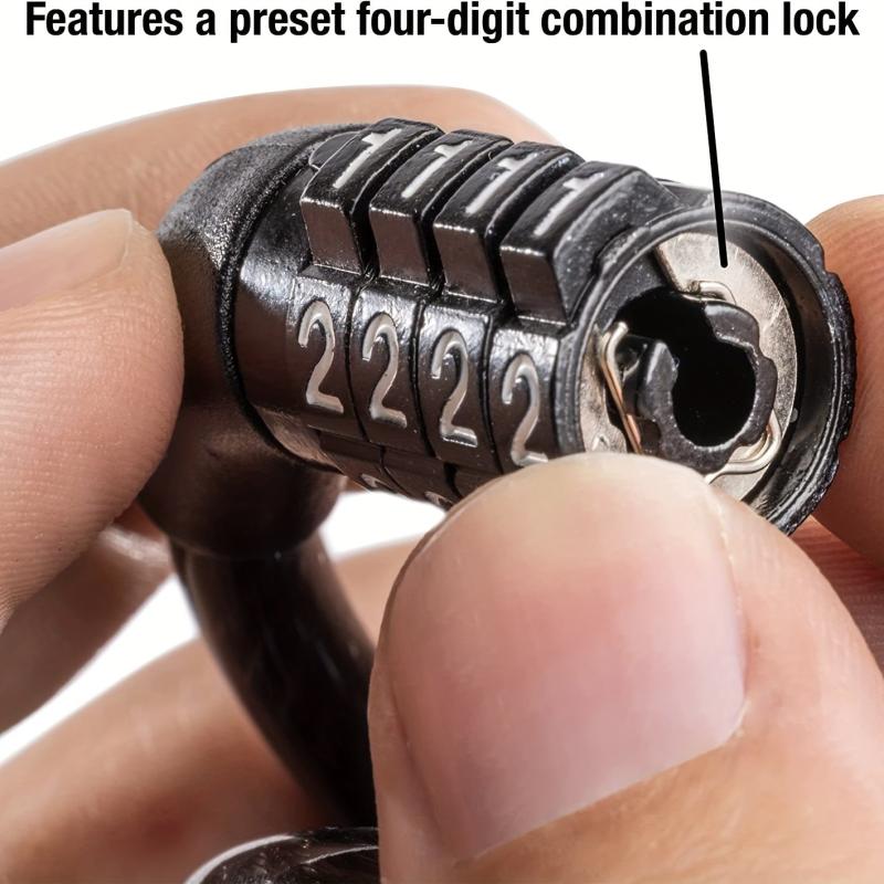 Secure Your Outdoor Equipment with this Combination Bicycle Lock