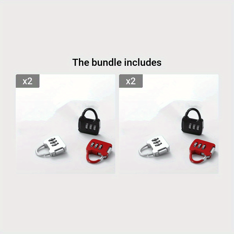 Metal Code Lock for Stationery Box Drawer Cabinet Luggage