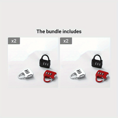 Metal Code Lock for Stationery Box Drawer Cabinet Luggage