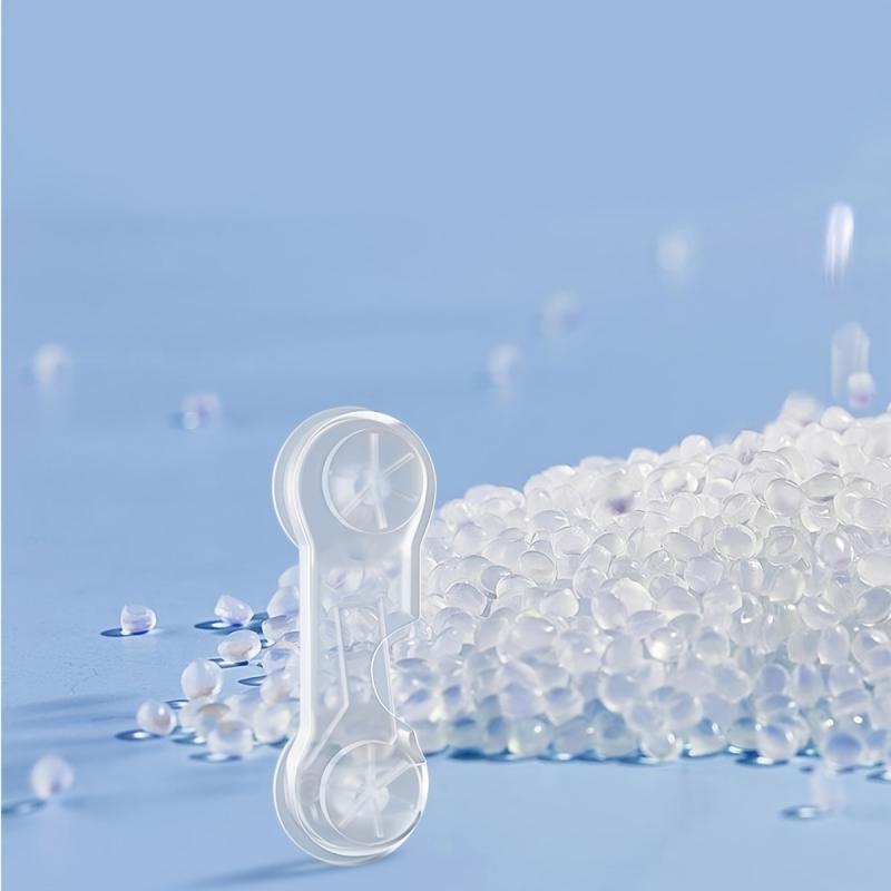 2pcs Short Transparent Safety Lock for Cabinet Door