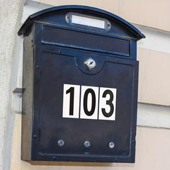 Customize Your Home with Waterproof Mailbox Numbers & Letters