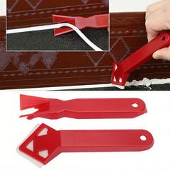 2pcs Caulk Grout Tool Kit Remove Sealants & Smooth Cement/Glass Floors